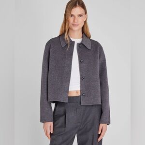 NWT Club Monaco Cropped Double Face Wool Jacket - S